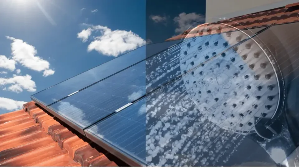 Energia solar para chuveiro