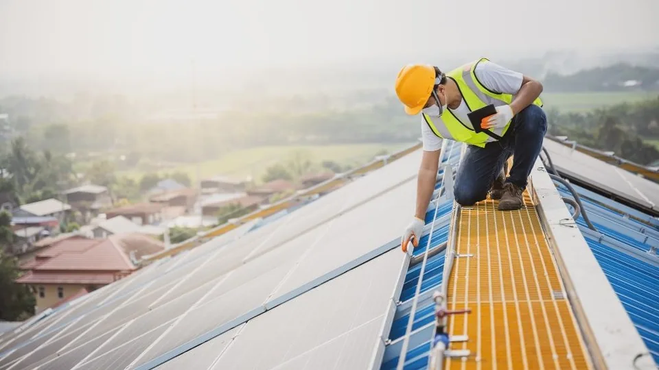 Verificação de painéis fotovoltaicos