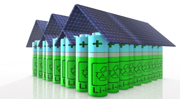 Bateria Solar Fotovoltaica