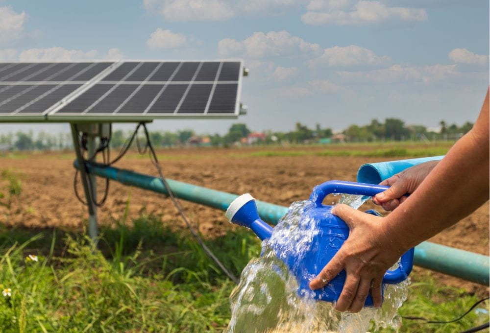 Beneficios da energia solar no sitio