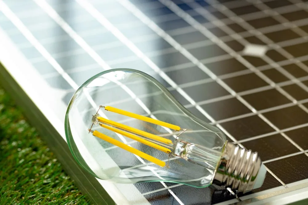 Como uma célula solar gera energia